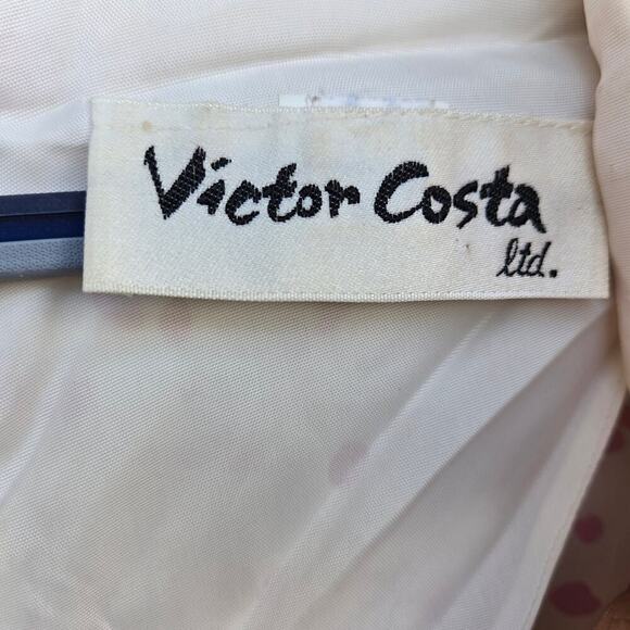 Victor Costa Vintage Midi Length Dress Size M - Picture 4 of 5